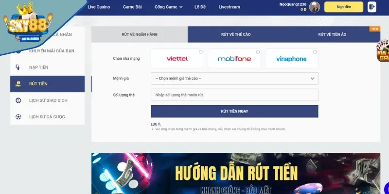Kiểm tra lại thông tin đã nhập
