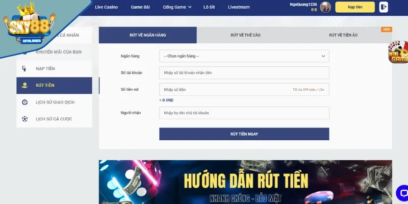 Những thao tác giao dịch nhanh chóng cho anh em